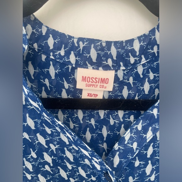 Mossimo Bird Tunic Top XS - Picture 4 of 4